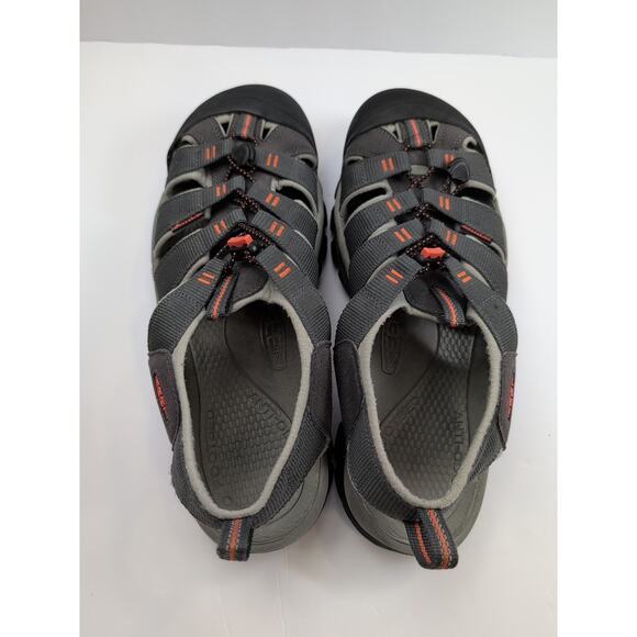 Keen Newport Anatomic Footbed Men's Size 14 Magnet/Nasturtium Gray & Orange - Picture 5 of 10